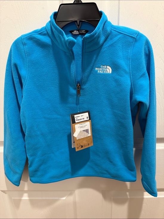 The North Face Other - The North Face Bright Turquoise Half-Zip Fleece Pullover